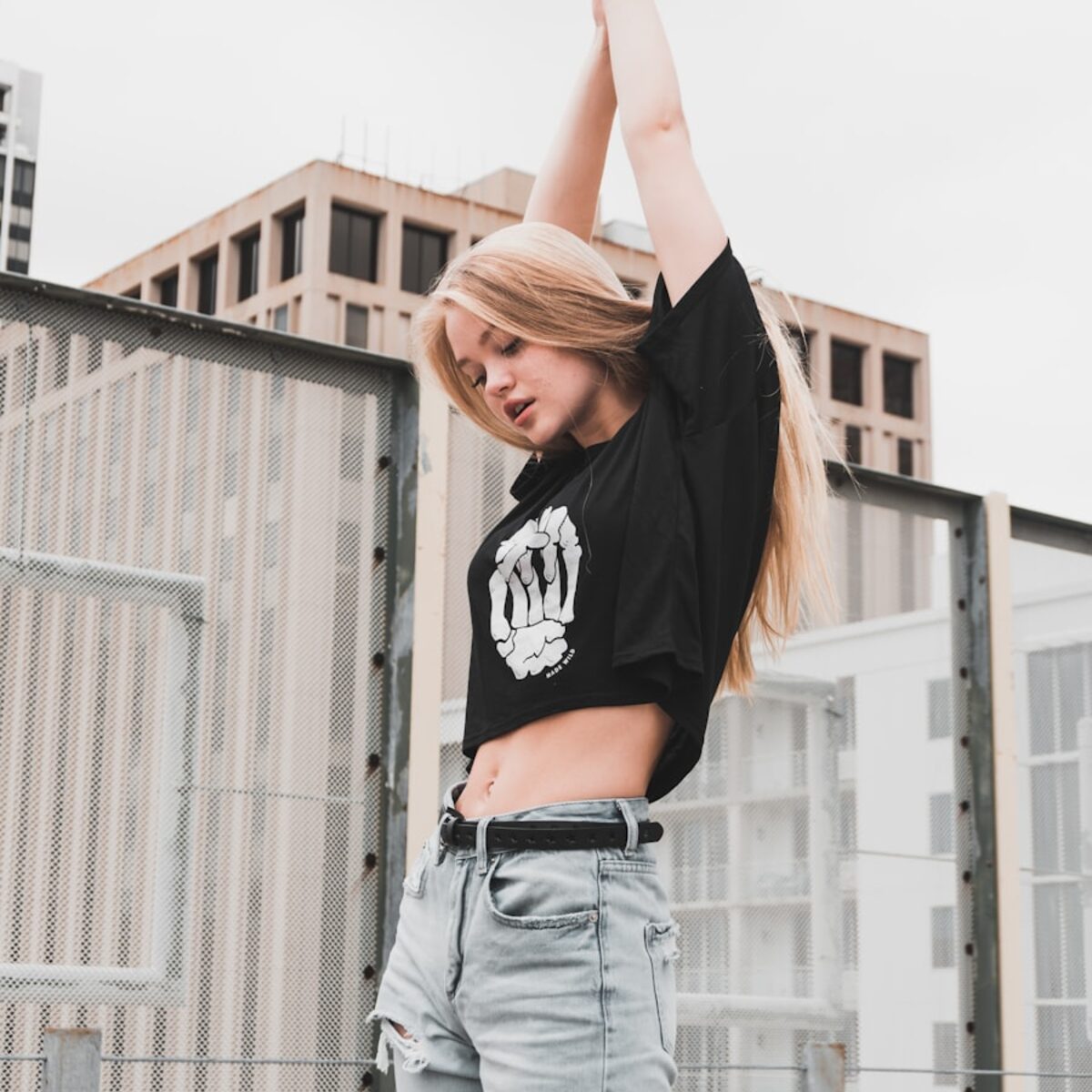 Women's Ribbed Crop Top — view 3