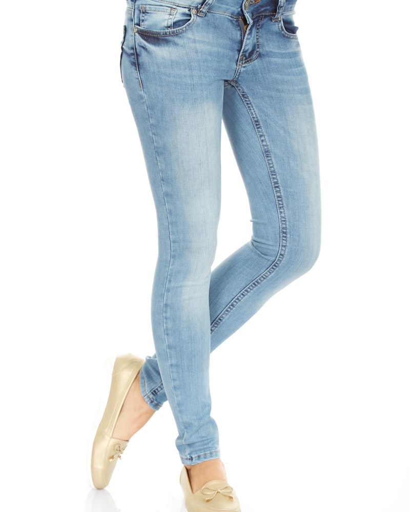 Women's High-Waist Skinny Jeans